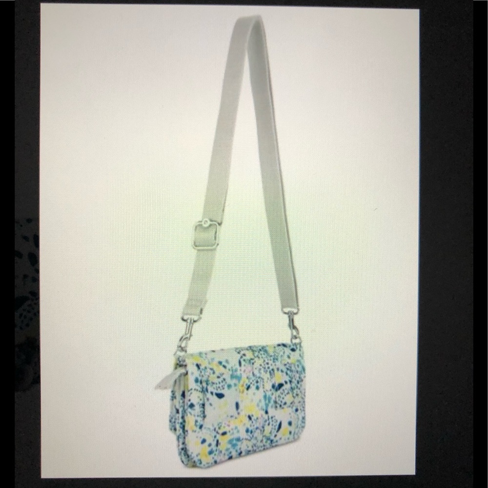 KIPLING LYNNE DELICATE VINES CONVERTIBLE BAG👛 - Picture 7 of 13